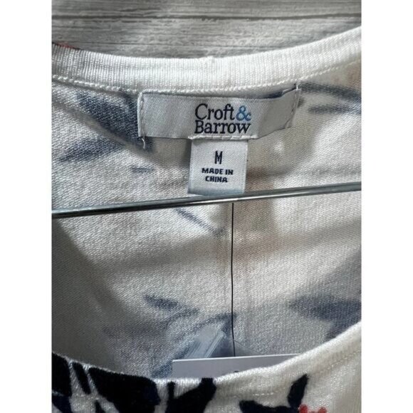 Women's Croft & Barrow Floral Sleeveless Top Medium - Picture 4 of 4